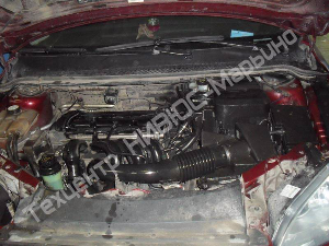 Снятие насоса ГУР на автомобиле Ford Focus II